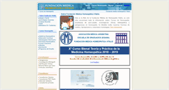 Desktop Screenshot of homeopatia.org.ar