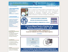 Tablet Screenshot of homeopatia.org.ar